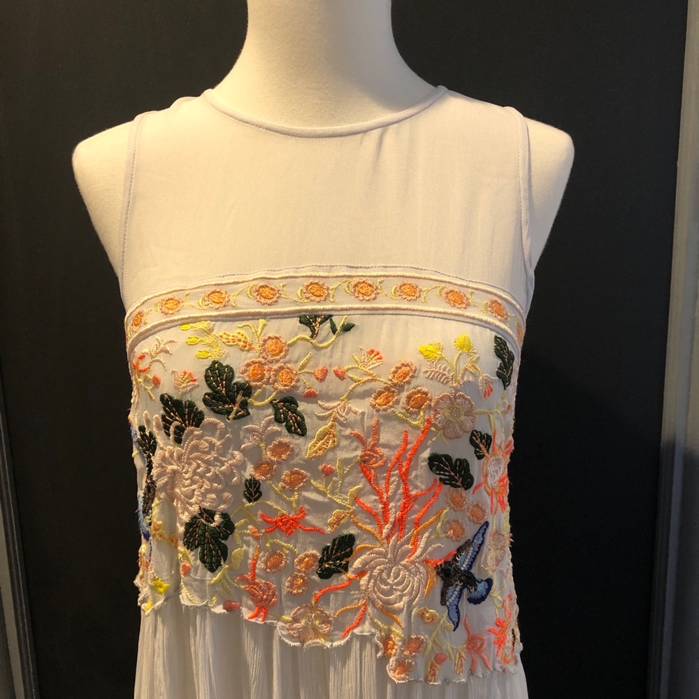 Free People embroidered tunic, size 2